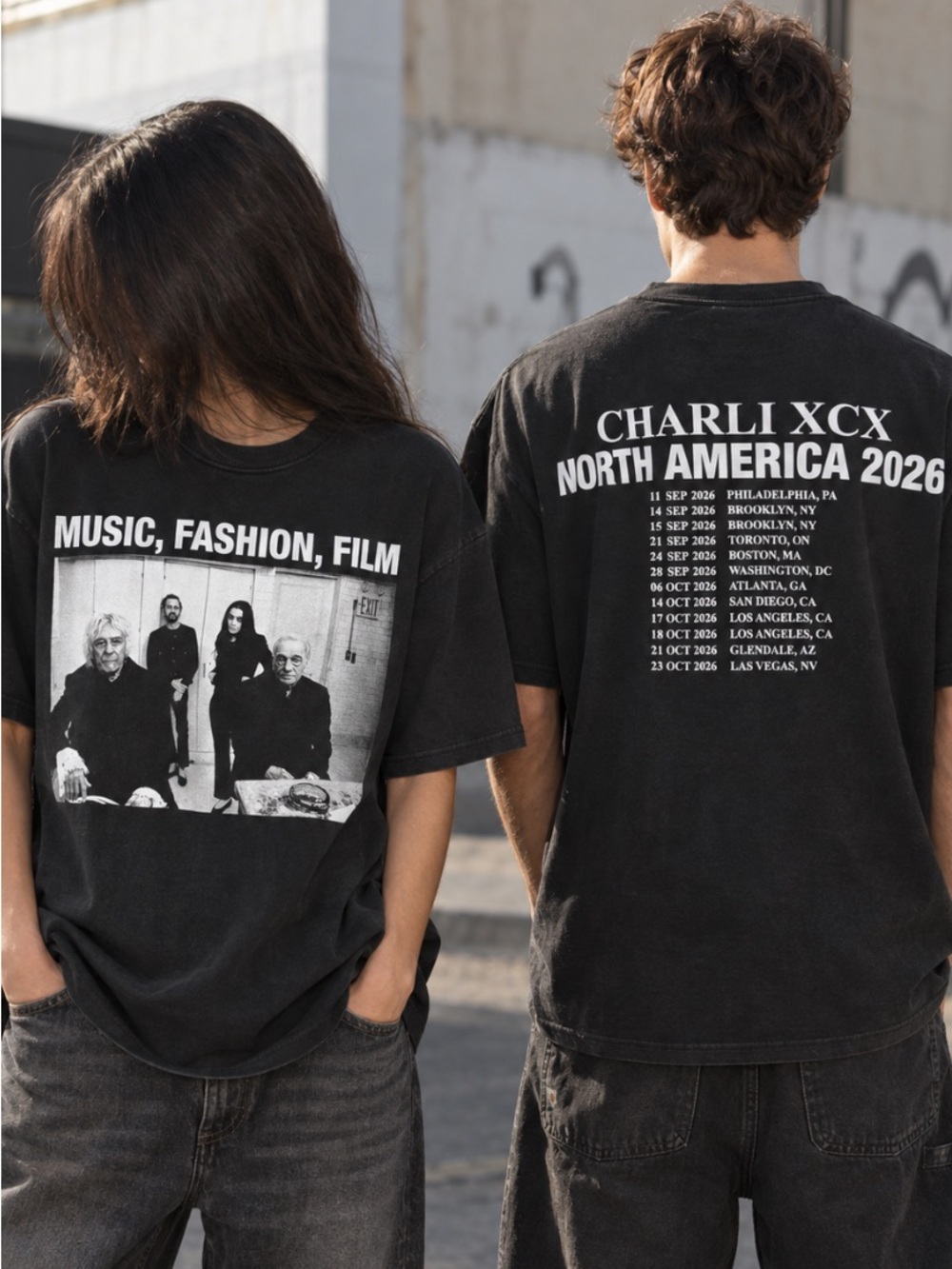 Charli XCX North America 2026 Tour Shirt Music Fashion Film Pepper